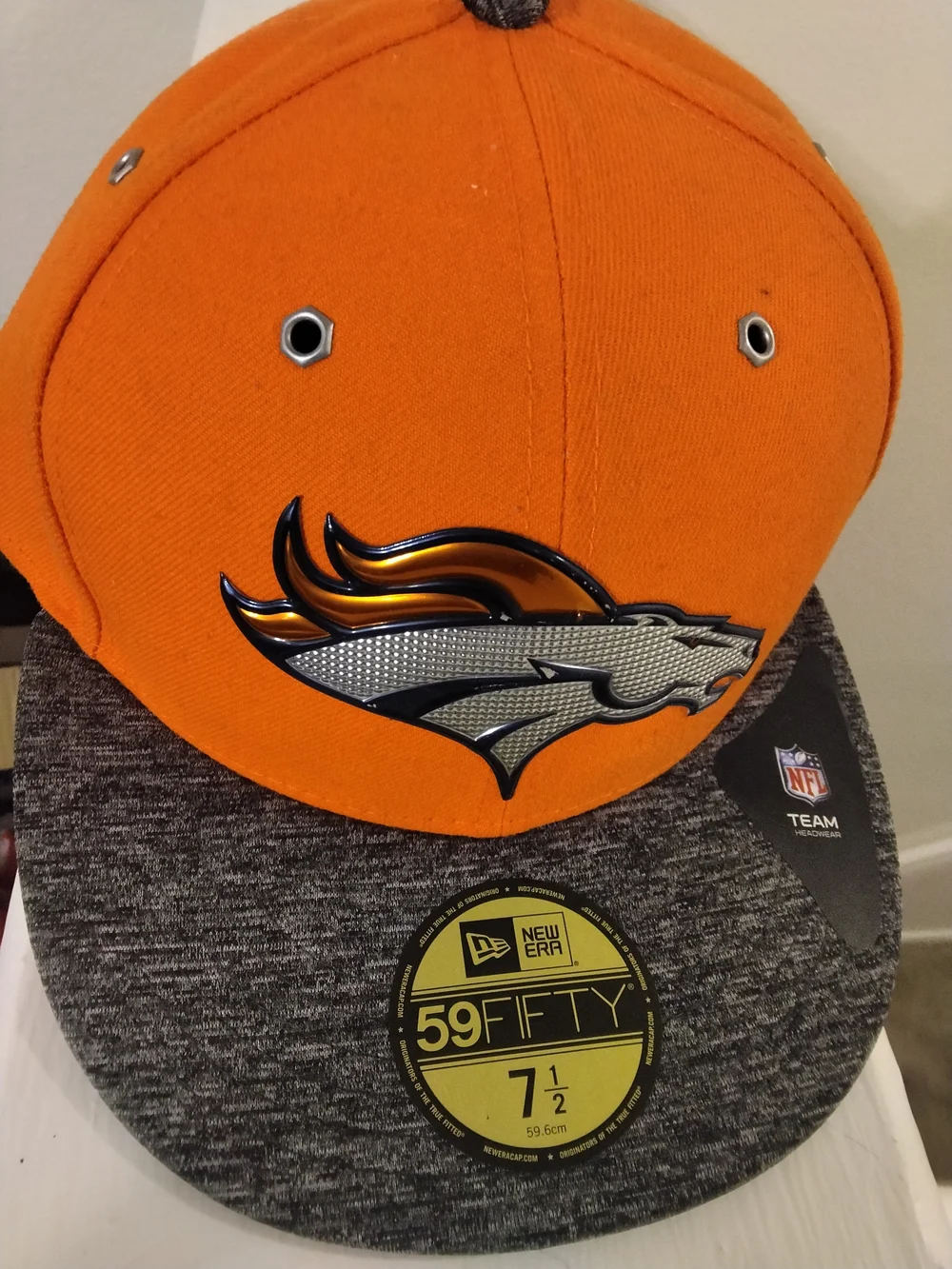 Denver Broncos Orange New Era 59FIFTY Fitted Hat
